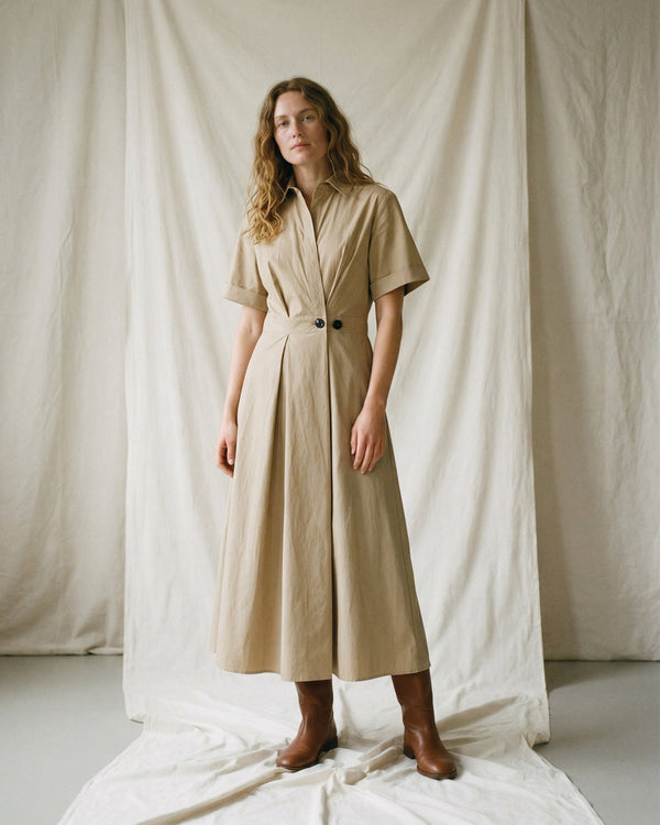 LA ROUGE ApS Pia S/S Dress Dress Sand