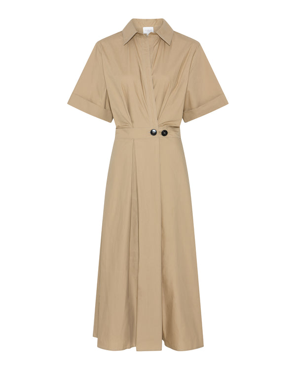 LA ROUGE ApS Pia S/S Dress Dress Sand