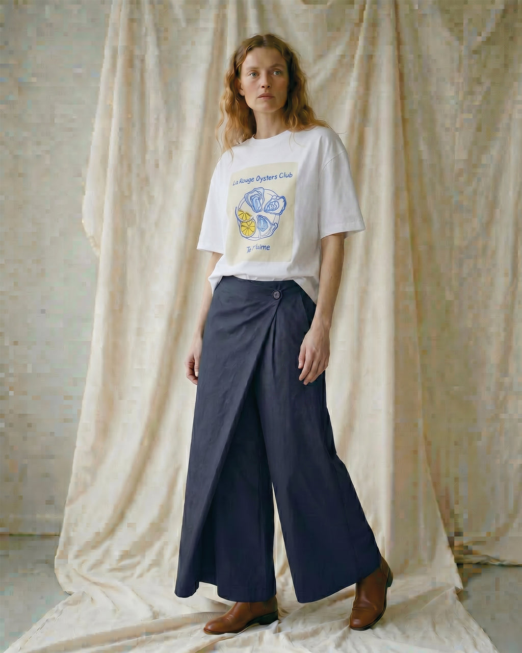 LA ROUGE ApS Pia Pants Pants Navy