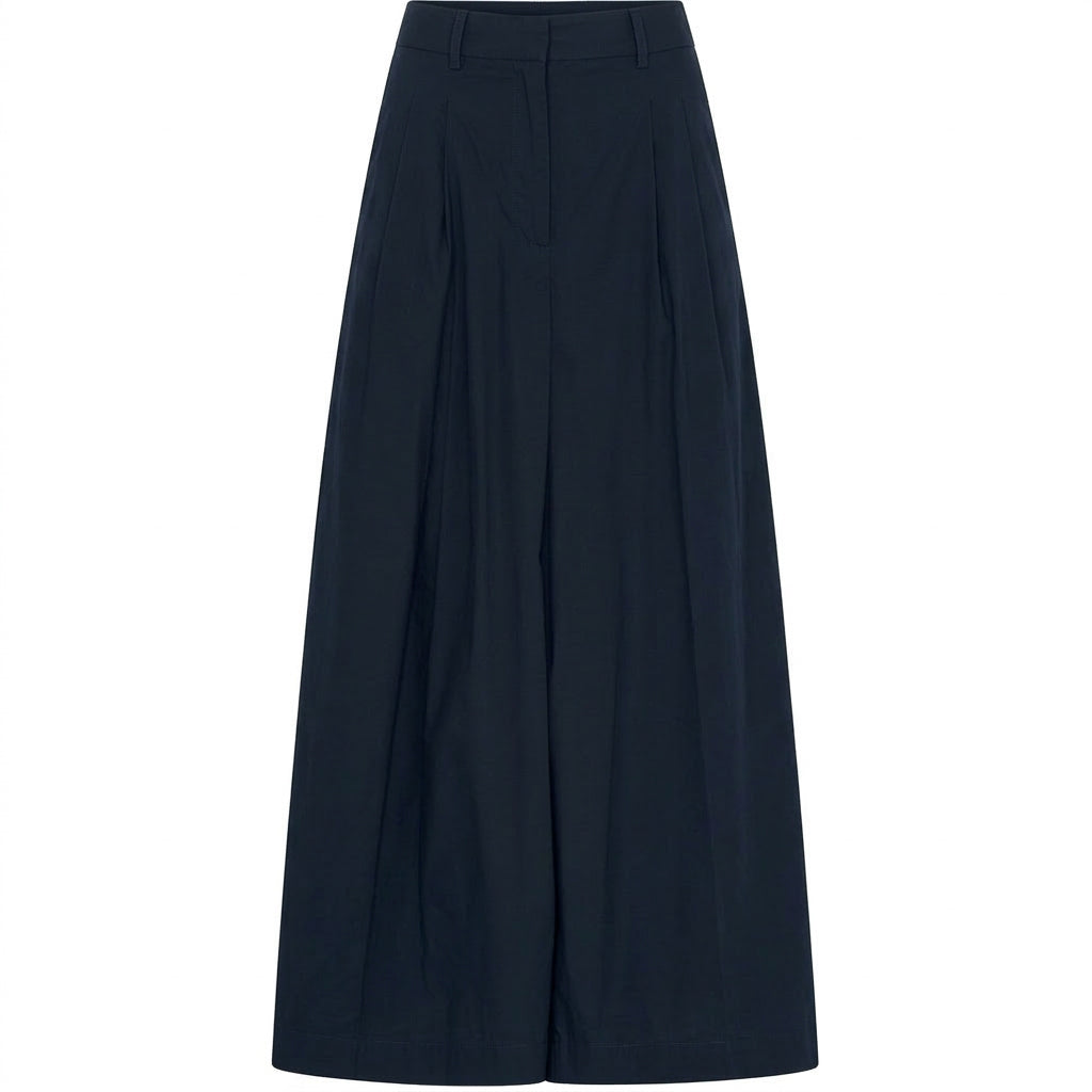 LA ROUGE ApS Pia Pants Wide leg Pants Navy