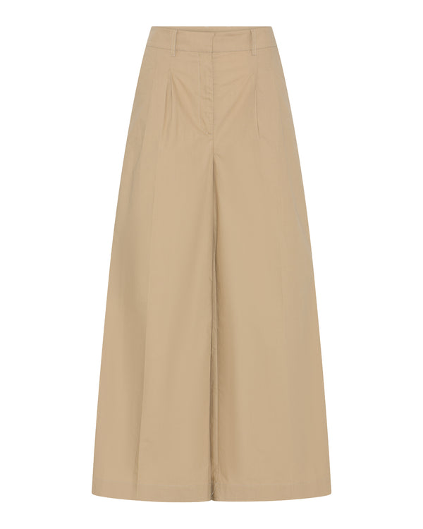 LA ROUGE ApS Pia Pants Wide leg Pants Sand