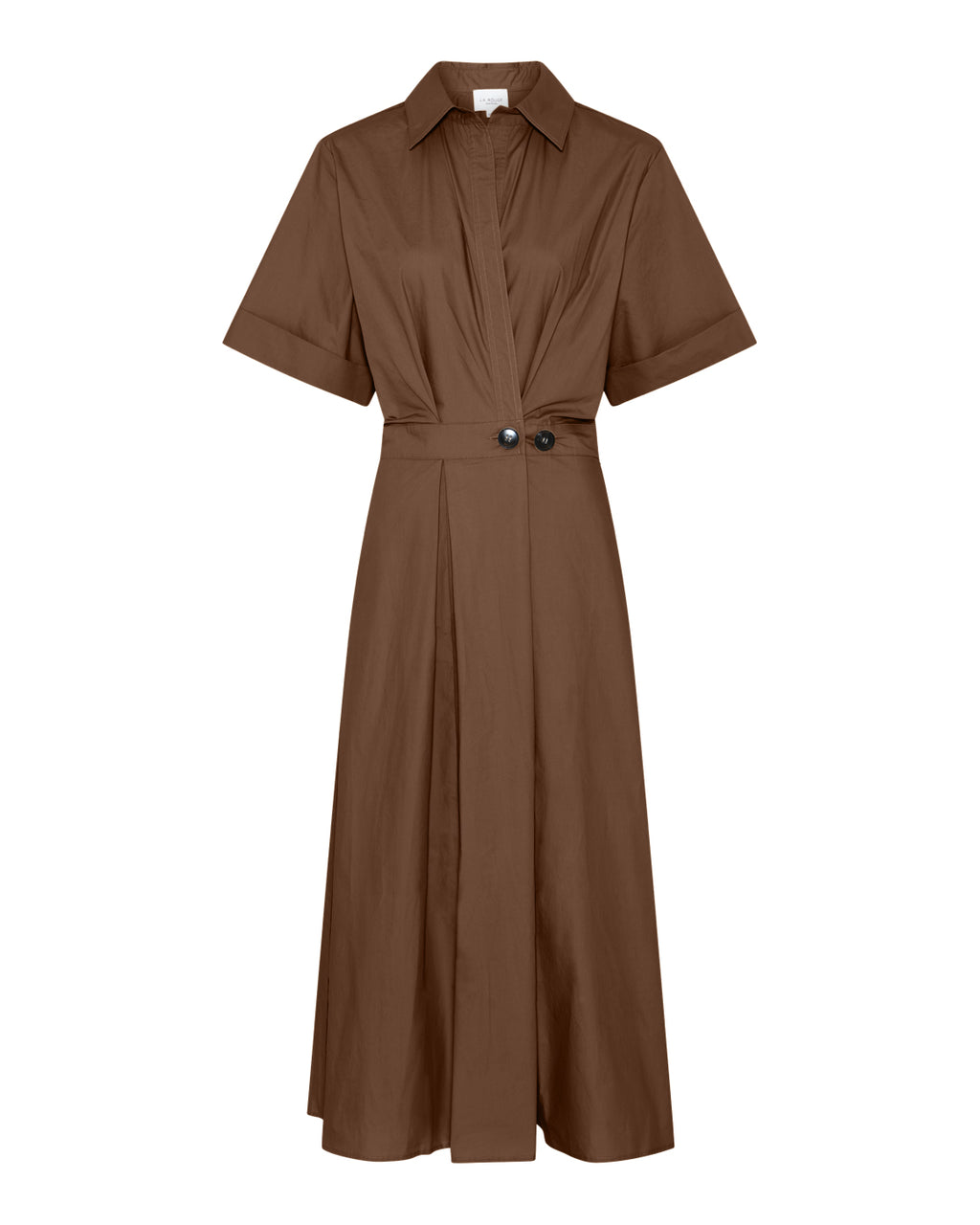 LA ROUGE ApS Pia S/S Dress Dress Dark Brown