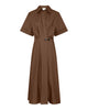 LA ROUGE ApS Pia S/S Dress Dress Dark Brown