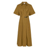 LA ROUGE ApS Pia S/S Dress Dress Khaki