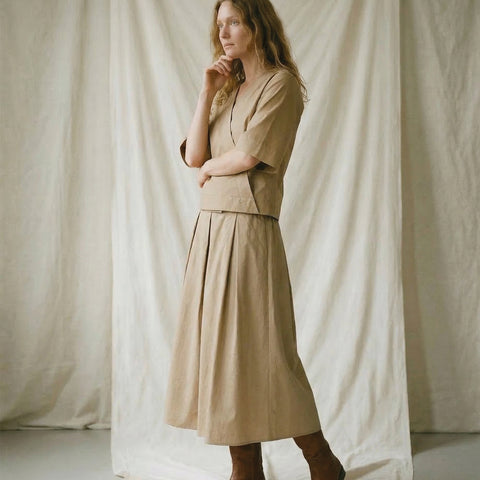 LA ROUGE ApS Pia Skirt Skirt Sand