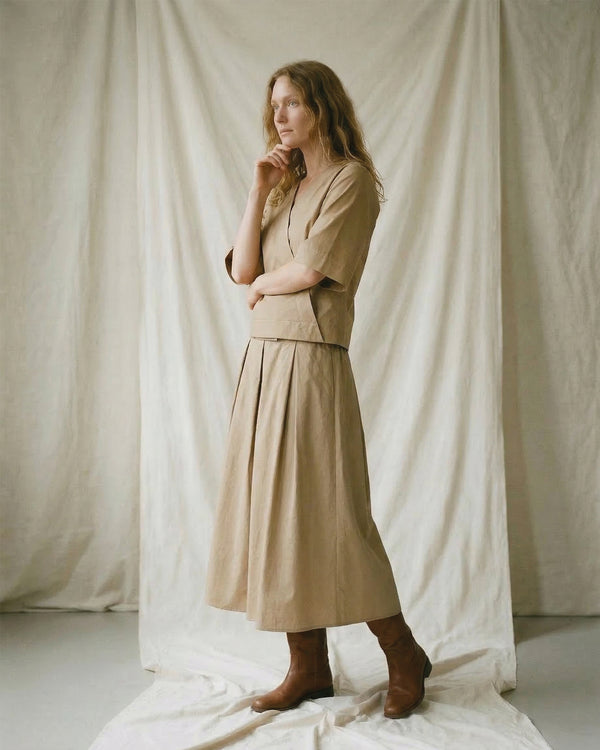 LA ROUGE ApS Pia Skirt Skirt Sand