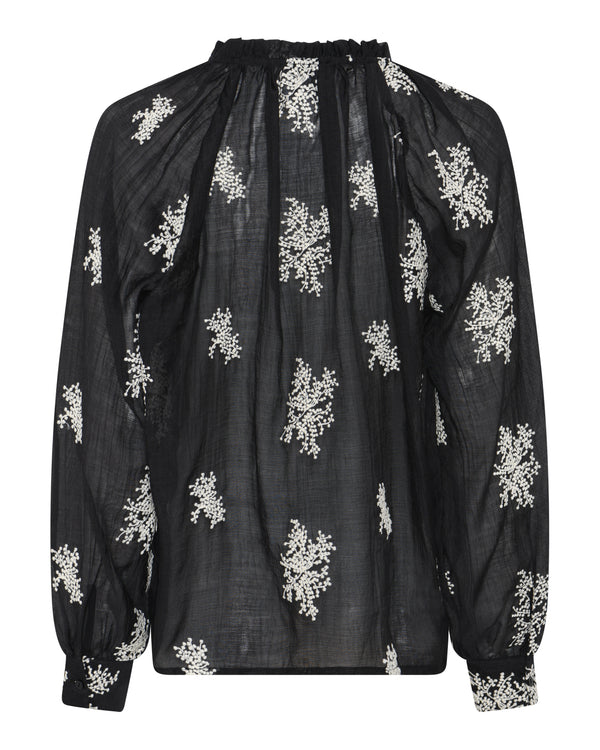 LA ROUGE ApS Pretty Blouse Blouse Black