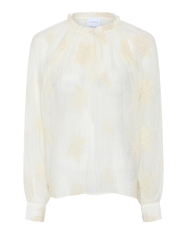 LA ROUGE ApS Pretty Blouse Blouse Sand