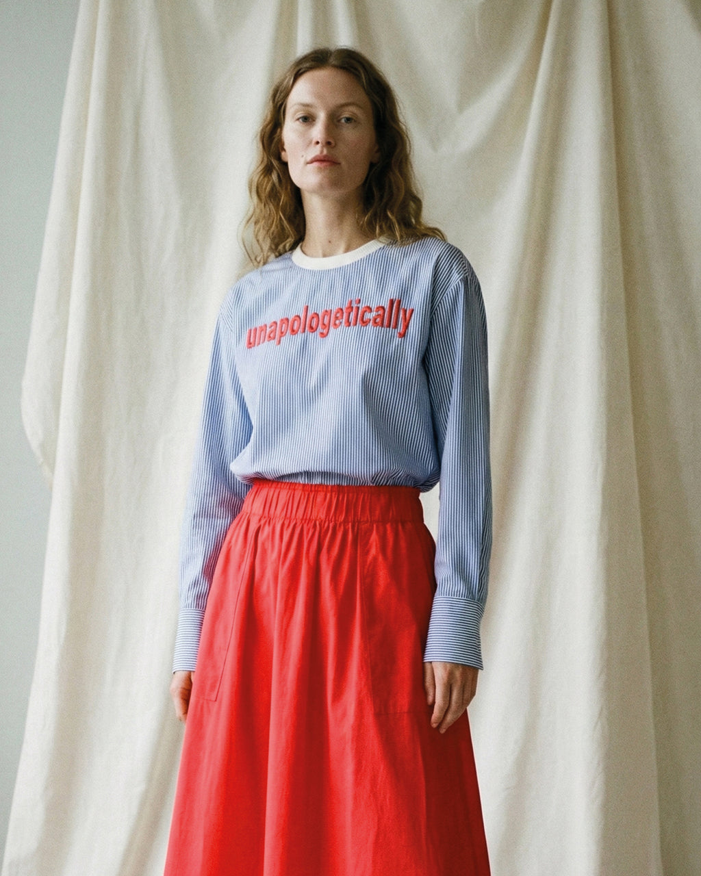 LA ROUGE ApS Rene Blouse Blouse Blue/White