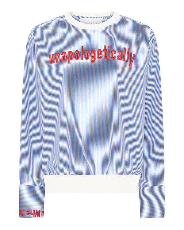 LA ROUGE ApS Rene Blouse Blouse Blue/White