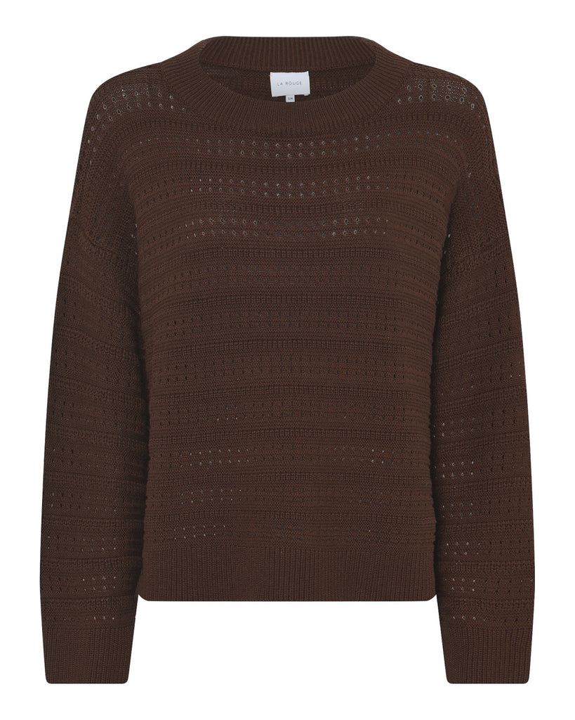 LA ROUGE ApS Rosalie Knit Knit Brown