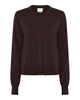 LA ROUGE ApS Sailor Cardigan Cardigan Dark Brown