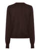 LA ROUGE ApS Sailor Cardigan Cardigan Dark Brown