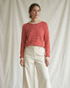 LA ROUGE ApS Sailor Knit L/S Knit Off White / Red Stripe