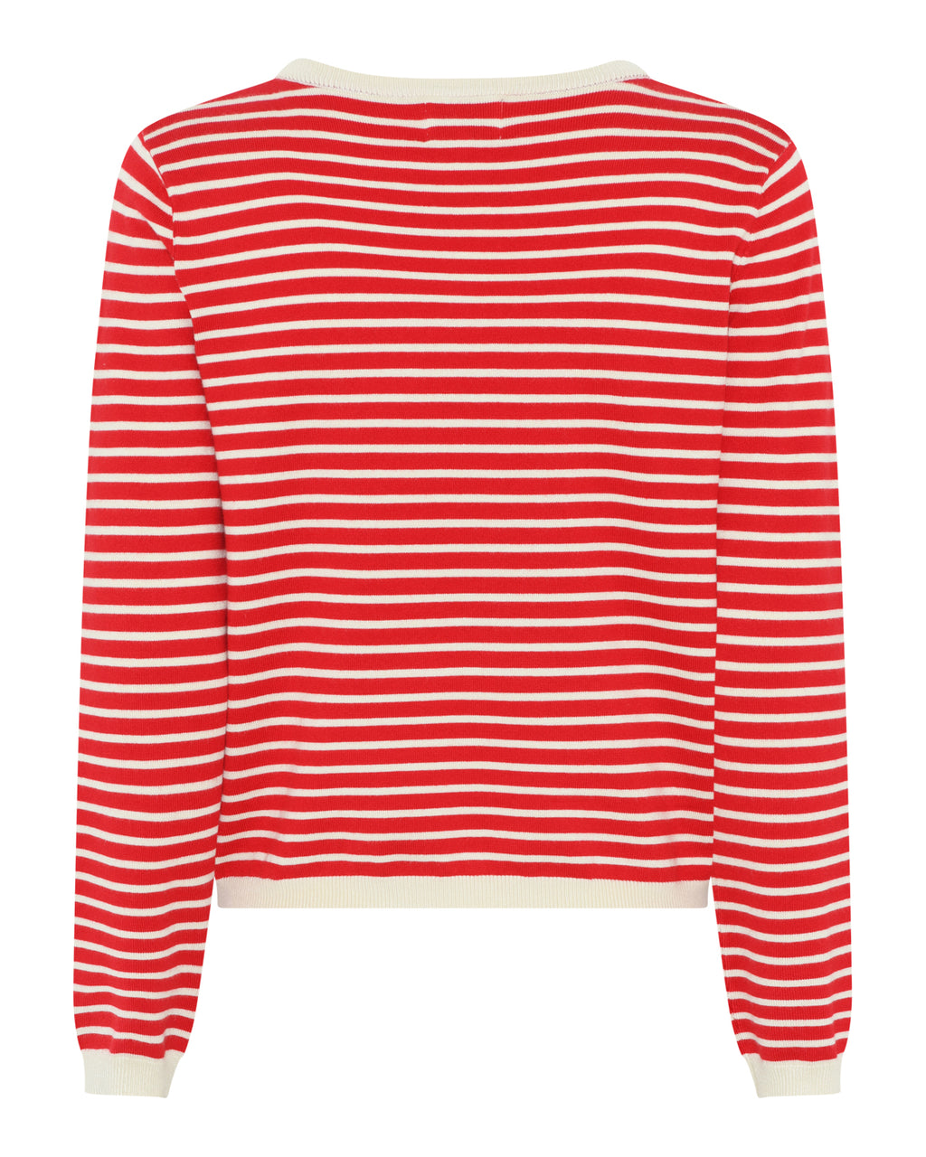 LA ROUGE ApS Sailor Knit L/S Knit Off White / Red Stripe