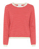 LA ROUGE ApS Sailor Knit L/S Knit Off White / Red Stripe