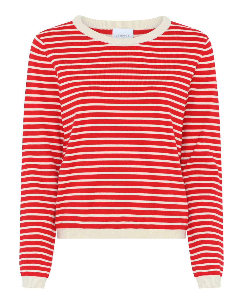 LA ROUGE ApS Sailor Knit L/S Knit Off White / Red Stripe