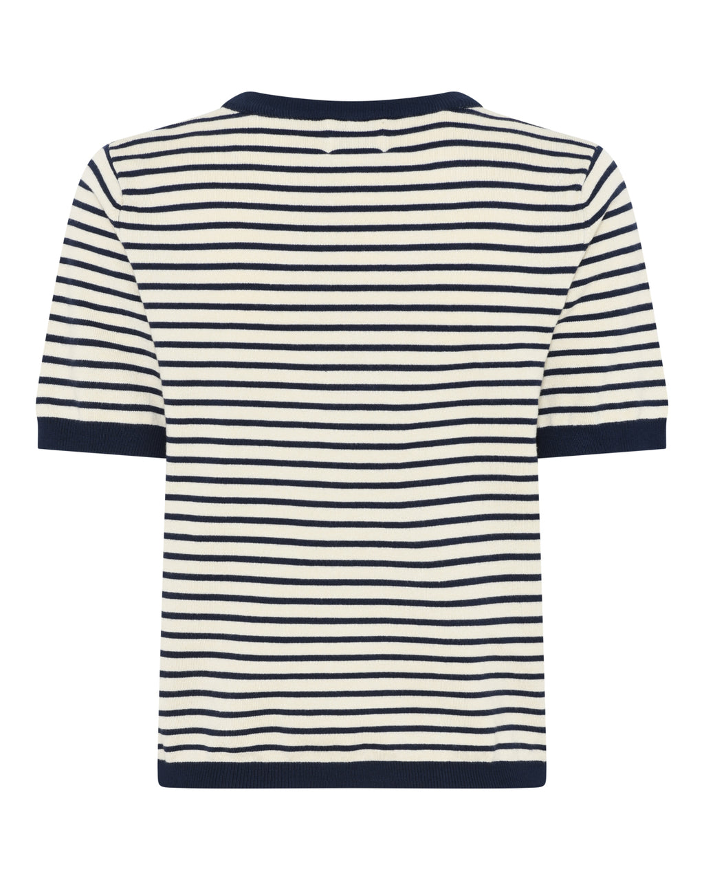LA ROUGE ApS Sailor Knit S/S Knit Offwhite/navy stripe