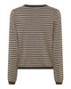 LA ROUGE ApS Sailor L/S Knit Knit Sand/brown stripe