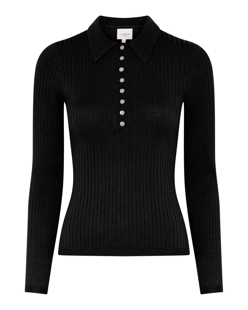 LA ROUGE ApS Sailor Poloshirt Top Black
