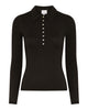 LA ROUGE ApS Sailor Poloshirt Top Dark Brown