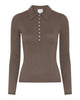 LA ROUGE ApS Sailor Poloshirt Top Light Brown