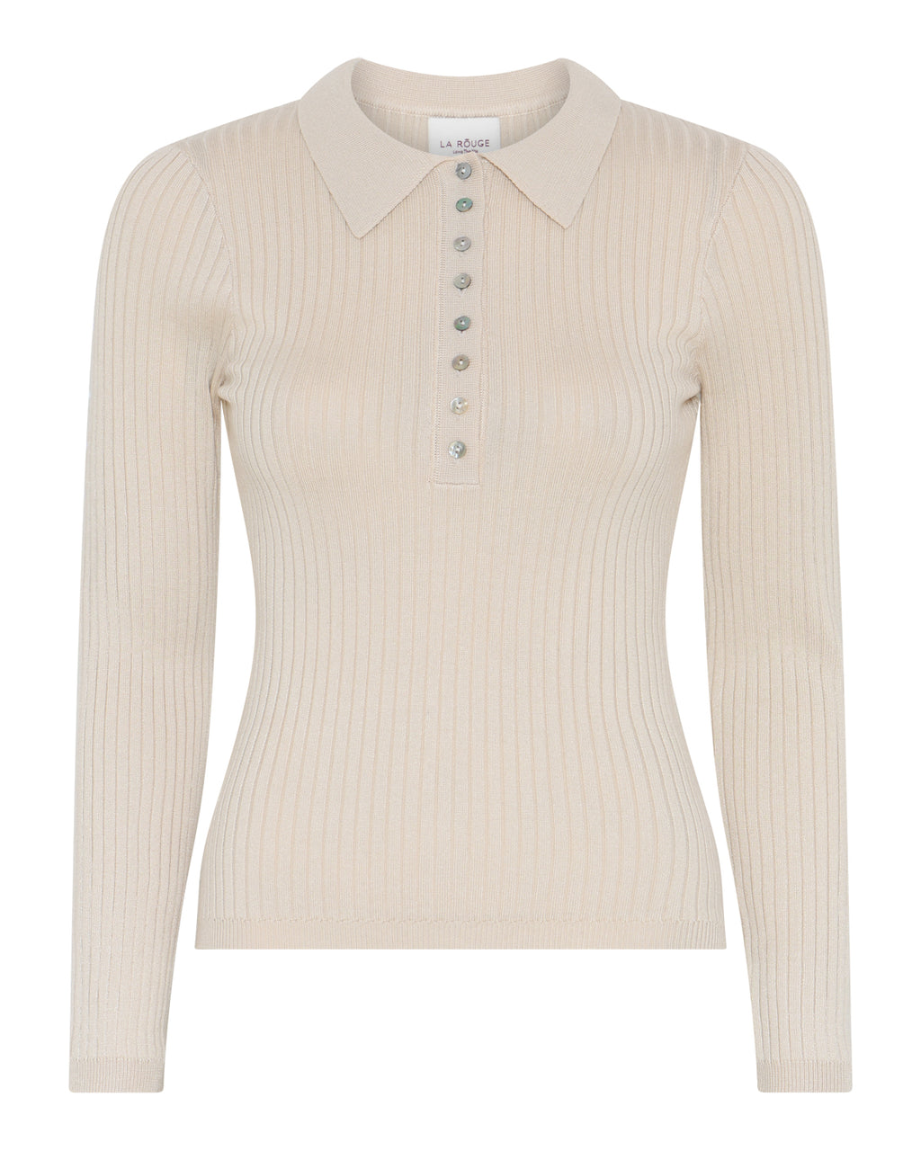LA ROUGE ApS Sailor Poloshirt Top Off White