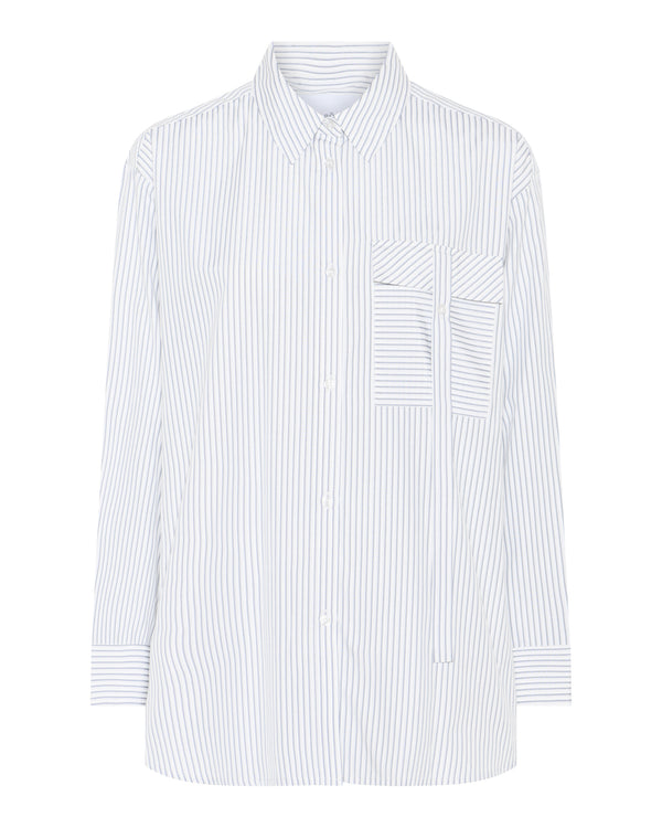 LA ROUGE ApS Sela Shirt Shirt White Stripe