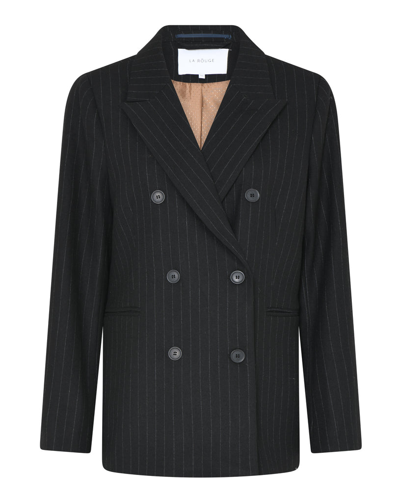 LA ROUGE ApS Sienna Blazer Blazer Black/White Stripe