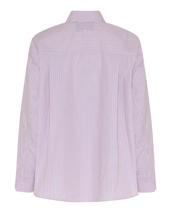 LA ROUGE ApS Silje Oversized Shirt Oversize Shirt Red Stripe