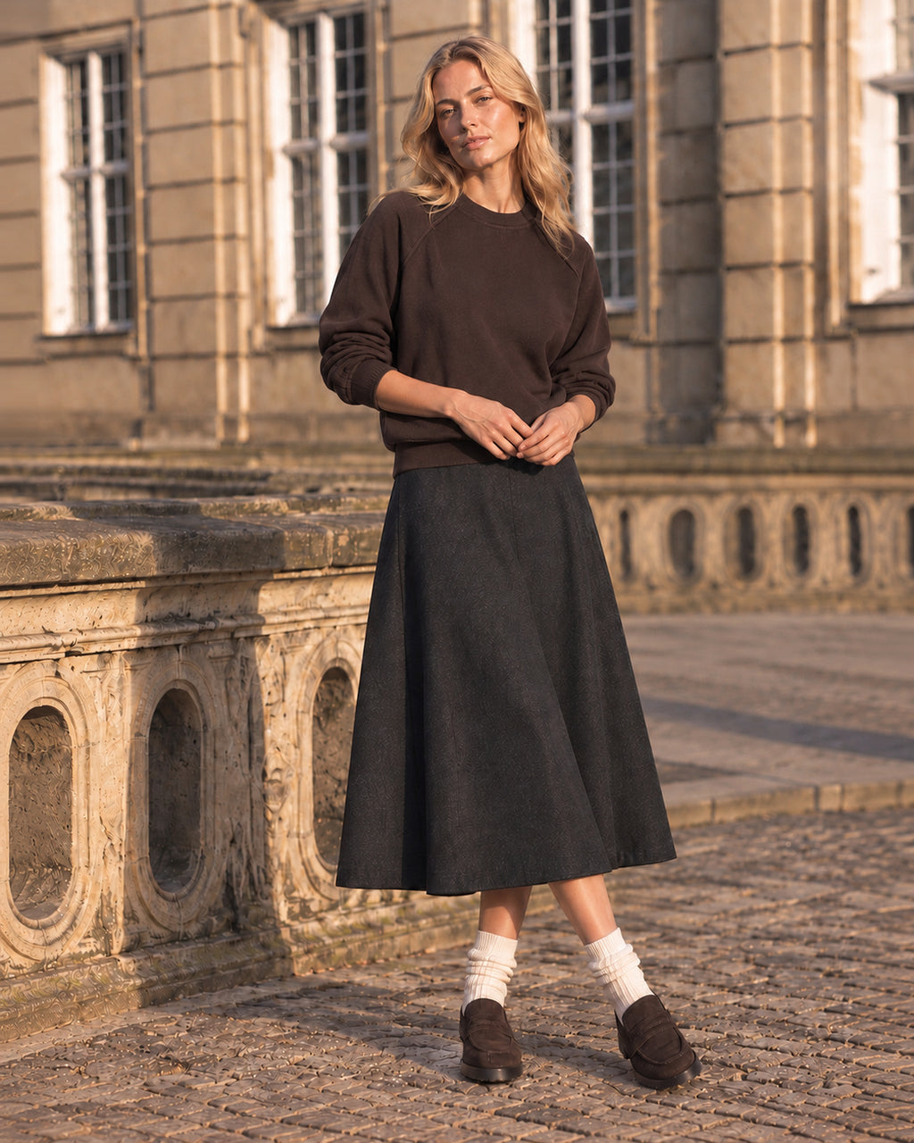 LA ROUGE ApS Silvia Sweatshirt Sweatshirt Dark Brown