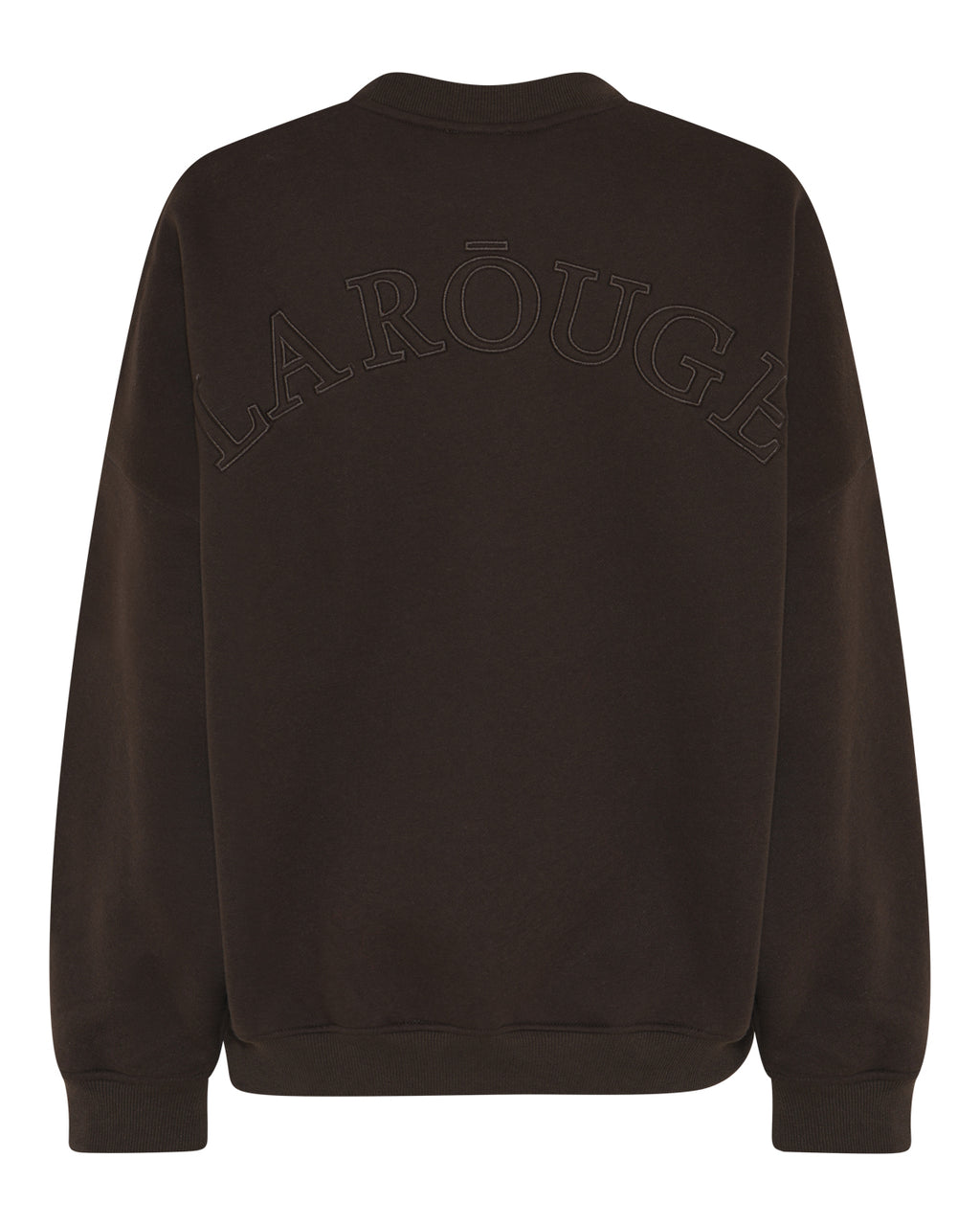 LA ROUGE ApS Silvia Sweatshirt w. Logo Sweatshirt Dark Brown