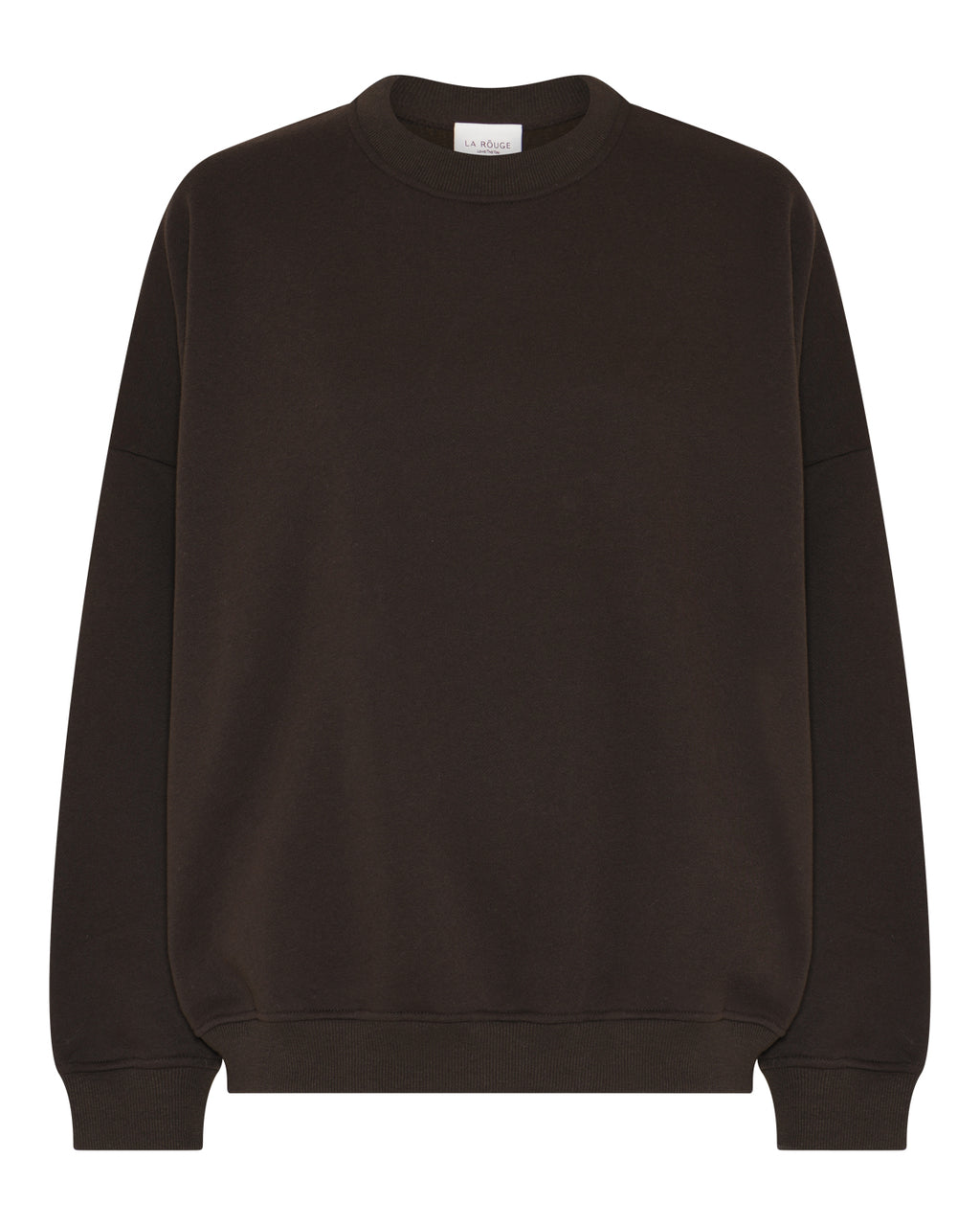 LA ROUGE ApS Silvia Sweatshirt w. Logo Sweatshirt Dark Brown