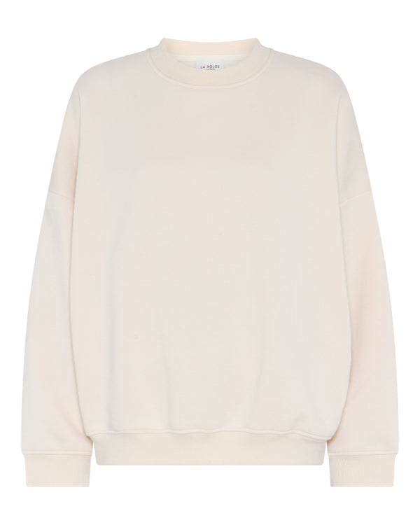 LA ROUGE ApS Silvia Sweatshirt w. Logo Sweatshirt Off White
