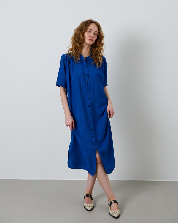 LA ROUGE ApS Sine Shirt Dress Dress Bright Blue