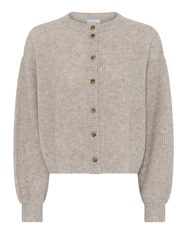 LA ROUGE ApS Sisse Cardigan Cardigan Sand Melange