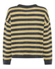 LA ROUGE ApS Sisse Striped Cardigan Cardigan Yellow/Grey Melange