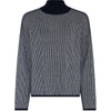 LA ROUGE ApS Sisse stripe knit Knit Navy/Offwhite