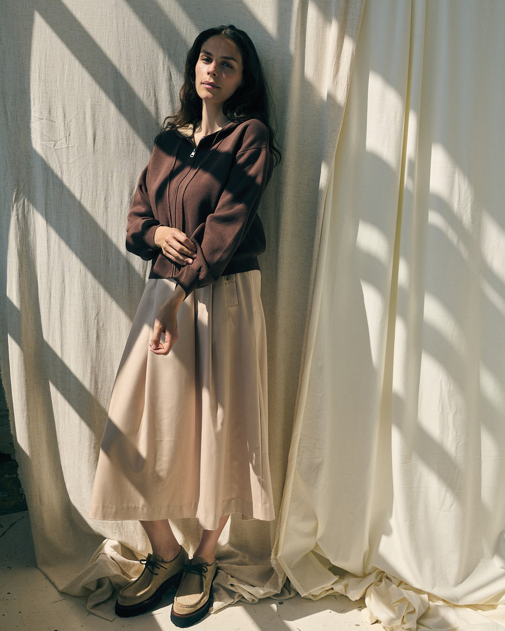 LA ROUGE ApS Sofie Hoodie Sweatshirt Brown