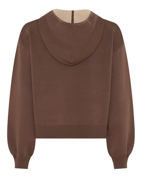LA ROUGE ApS Sofie Hoodie Sweatshirt Brown