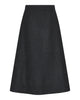 LA ROUGE ApS Sofie Wool Skirt Skirt Dark Grey Melange