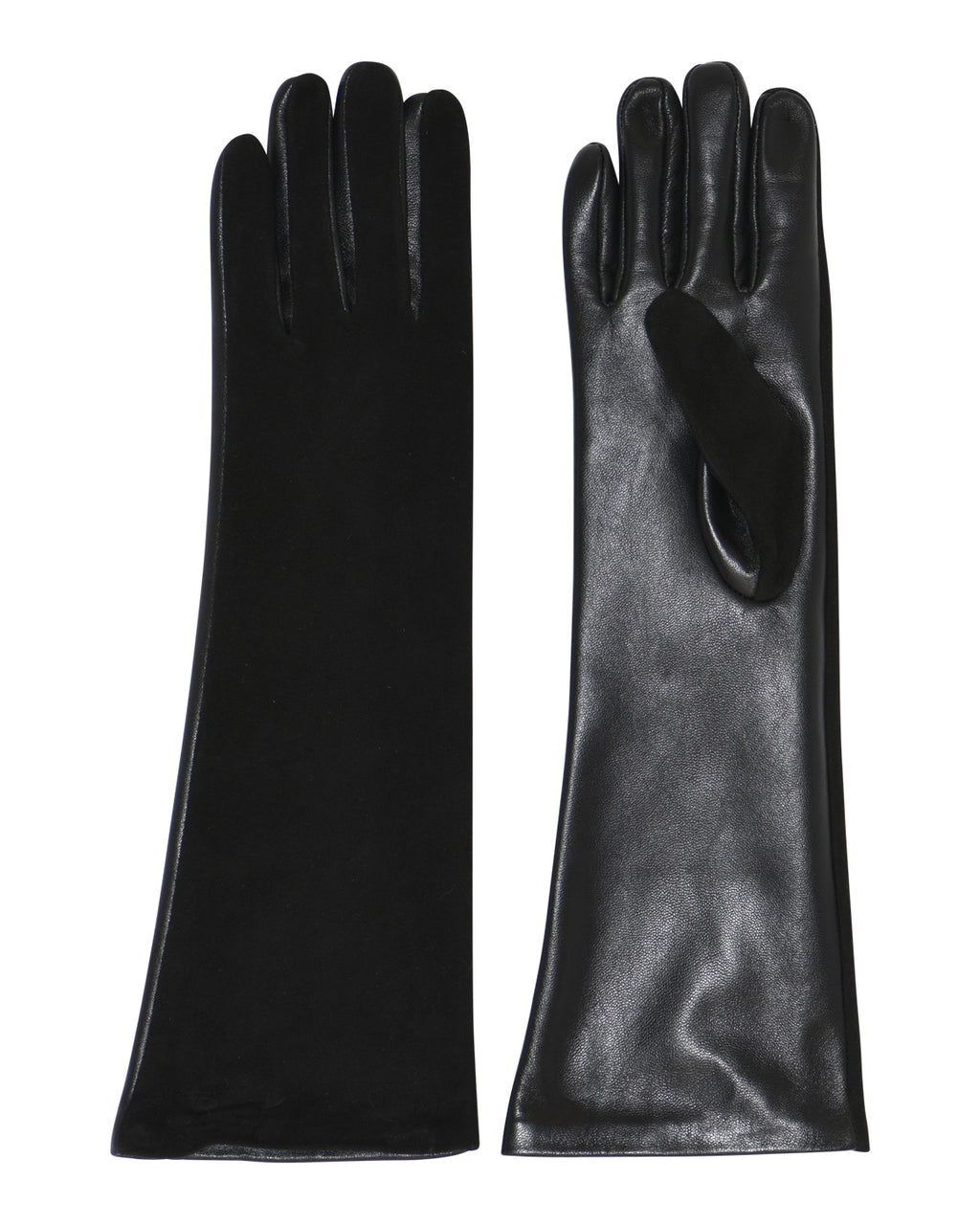 LA ROUGE ApS Sus Suede Long Gloves Accessories Black