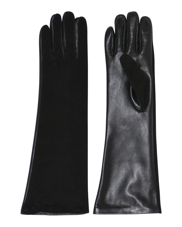 LA ROUGE ApS Sus Suede Long Gloves Accessories Black