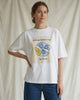 LA ROUGE ApS T-shirt w. Oyster Print T-shirt White