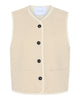 LA ROUGE ApS Teddy Waistcoat Waistcoat Off White