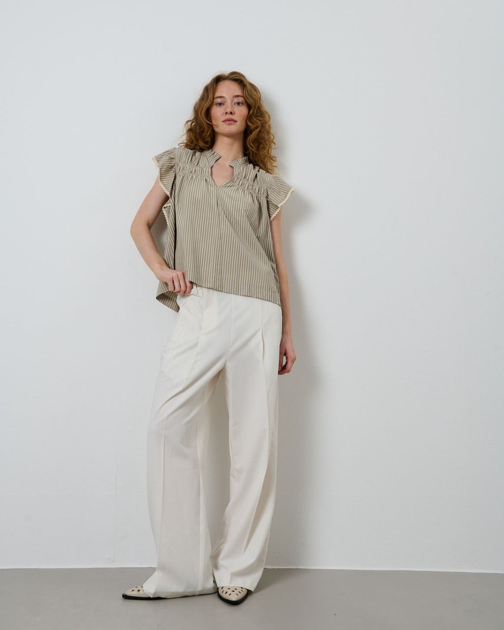 LA ROUGE ApS Telma Pants Pants Off White