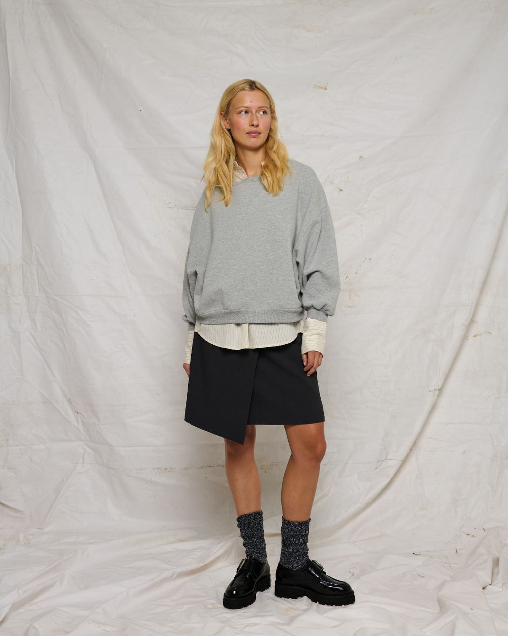 LA ROUGE ApS Trine Skirt Skirt Dark Grey