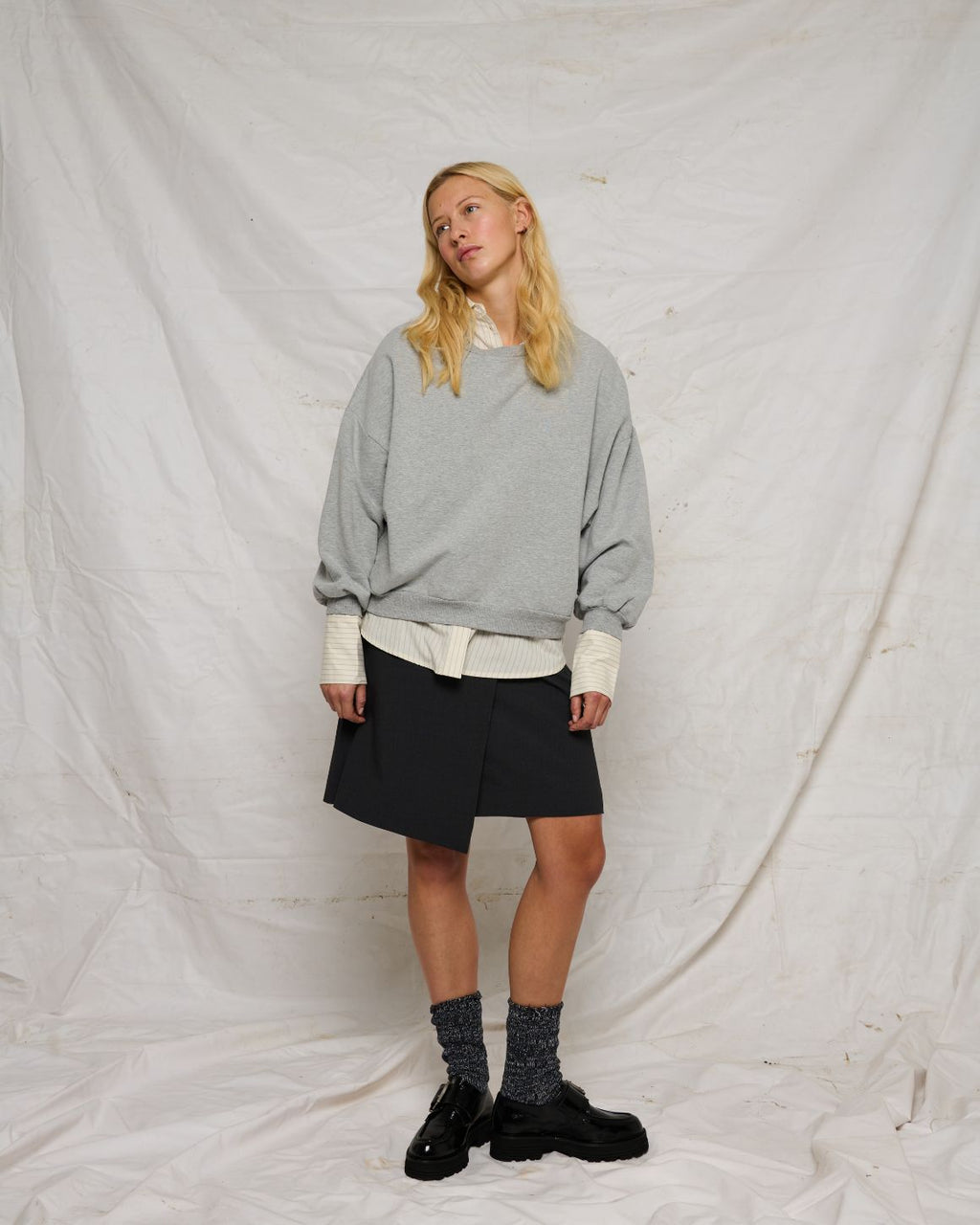 LA ROUGE ApS Trine Skirt Skirt Dark Grey