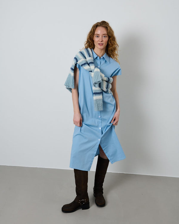 LA ROUGE ApS Victoria Shirtdress Shirtdress Light Blue