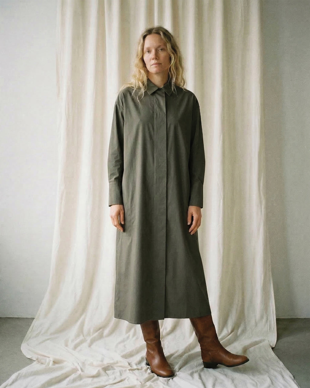 LA ROUGE ApS Vilda Dress Dress Army Green